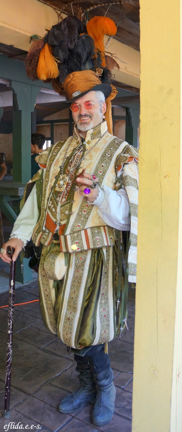 Some fancy garb at Michigan Renaissance Faire in Holly, Michigan.